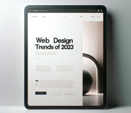 Web Design Trends in 2023: Blending aesthetics with functionality