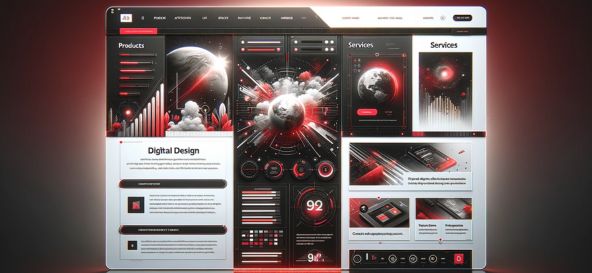 Elevating Online Presence: Innovative Website Design Concept